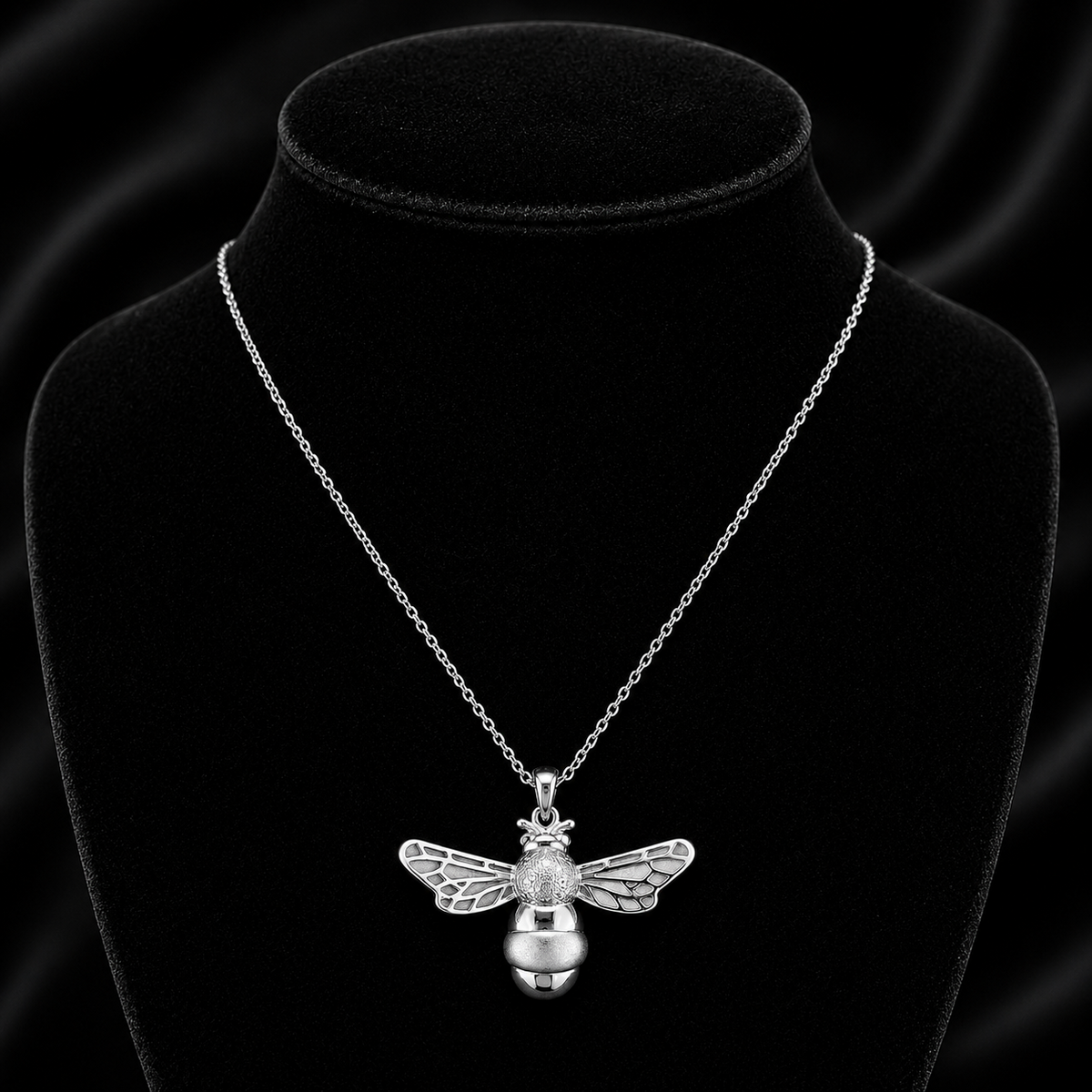 Bumble Bee Pendant Sterling Silver 925 Hallmarked All Chain Lengths