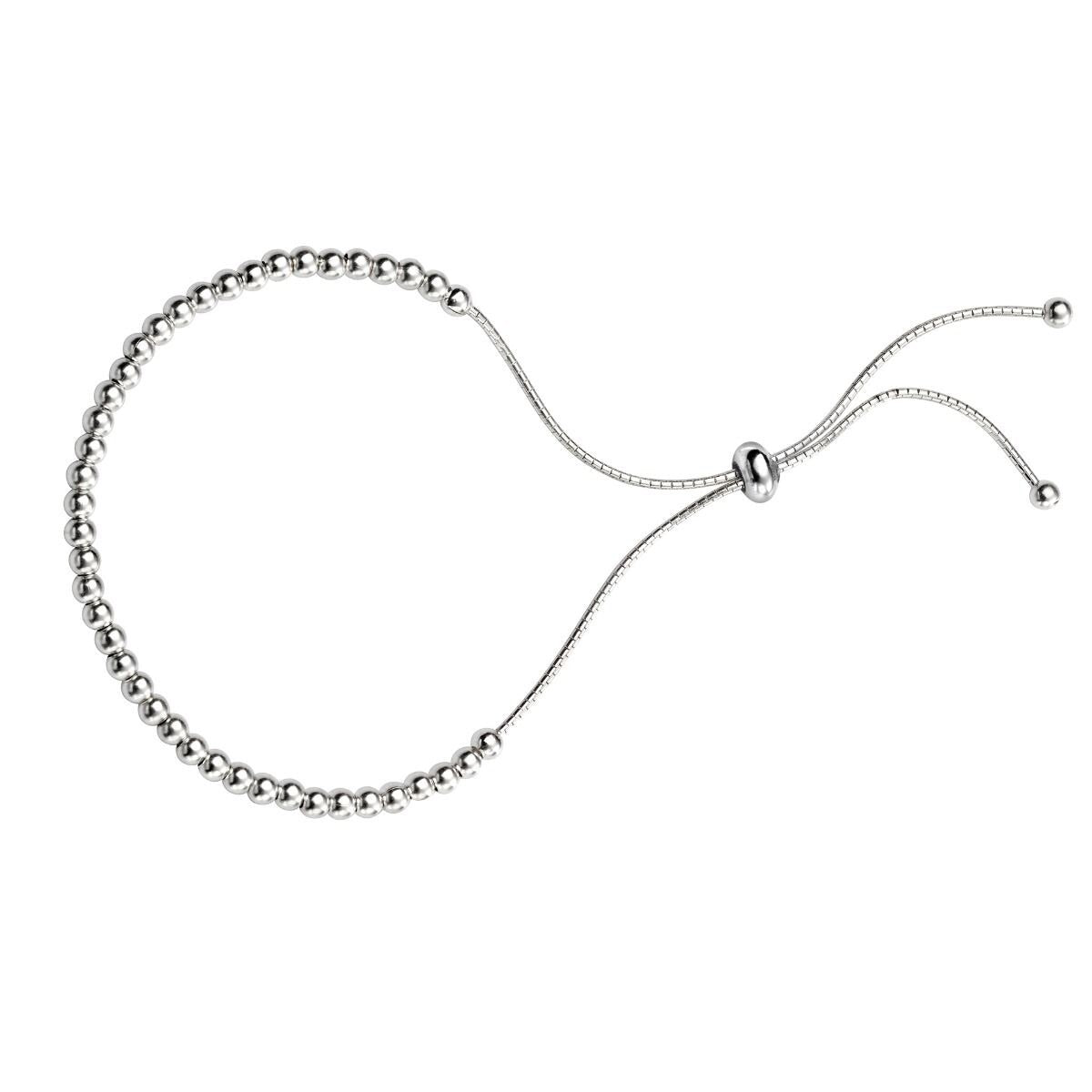 Adjustable Ball Toggle Bracelet Sterling Silver 925 Hallmarked Brand New Boxed