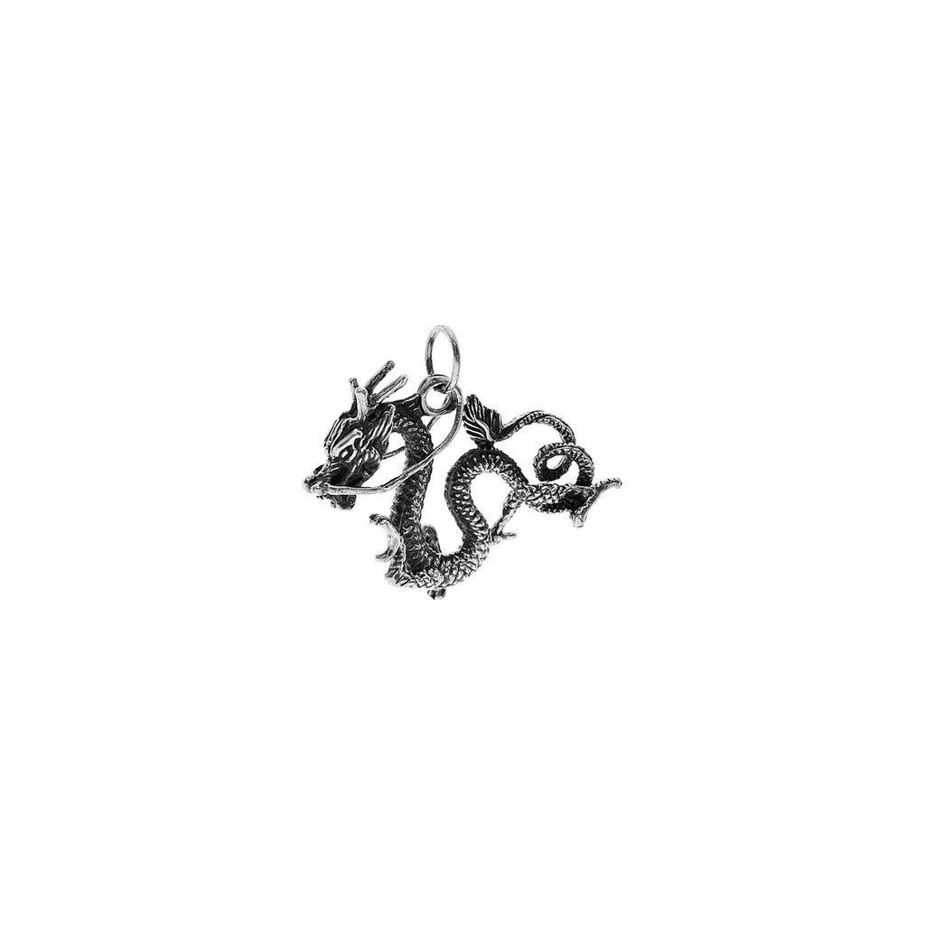 Authentic Reined Dragon Pendant Sterling Silver 925 Hallmarked All Chain Lengths