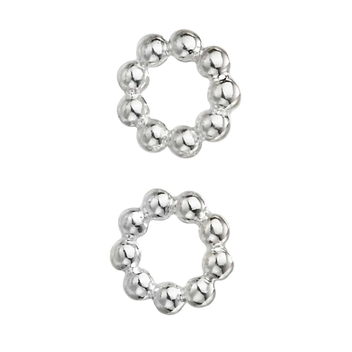 Ball Stud Earrings Sterling Silver 925 Hallmarked British Made Brand New Boxed