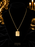 9ct Gold Dog Tag Pendant 375 Hallmarked (Free Engraving) British Made