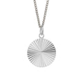 DC Disc Pendant Sterling Silver 925 Hallmarked All Chain Lengths British Made