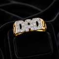 Dad Gemstone Ring 9ct Yellow Gold Hallmarked Sizes Q - Z FATHER'S DAY