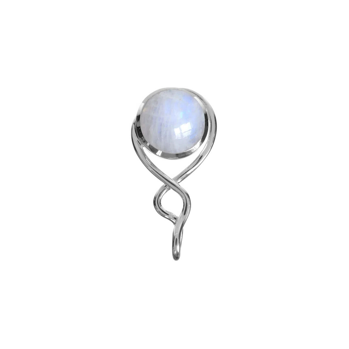 Infinity Moonstone Pendant Sterling Silver 925 Hallmarked All Chain Lengths