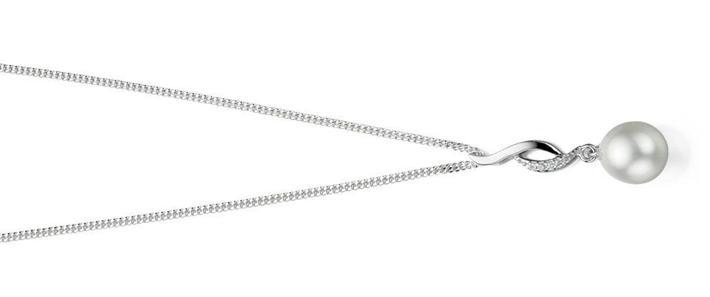 Freshwater Pearl Pendant Sterling Silver 925 Hallmarked All Chain Lengths