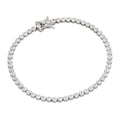 Bezel Set 59 Zircon Bracelet Sterling Silver 925 Hallmarked Brand New Boxed