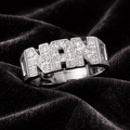 Nan Ring Gemstone Sterling Silver 925 Hallmarked Size L - Z British Made