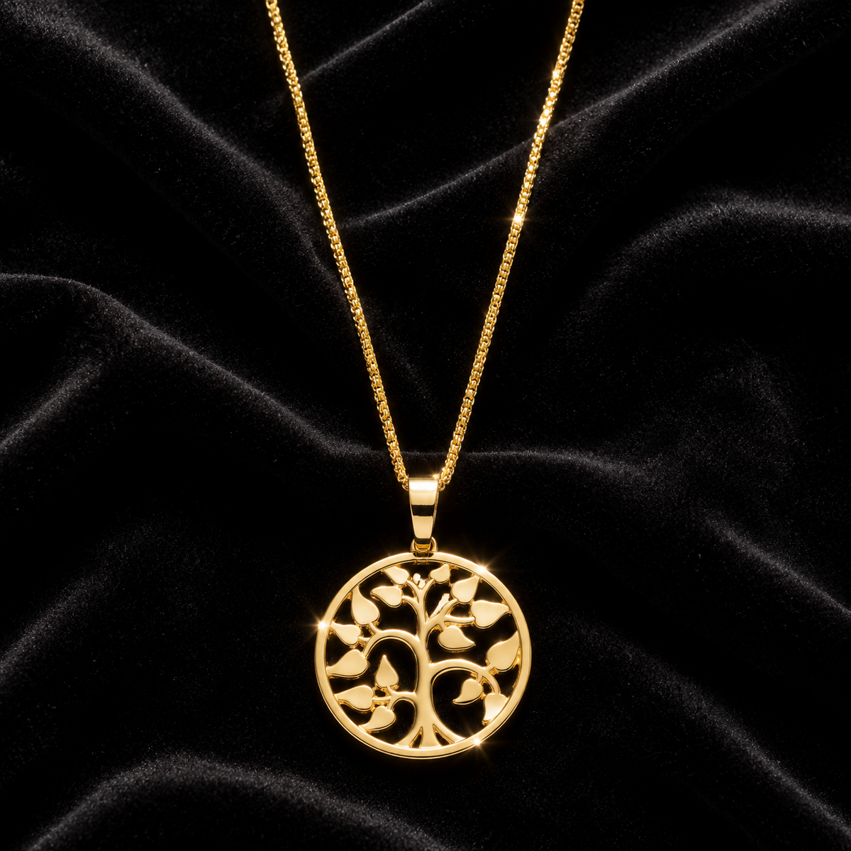 Tree Of Life Pendant Yellow Gold 375 Hallmarked British Made Brand New Boxed