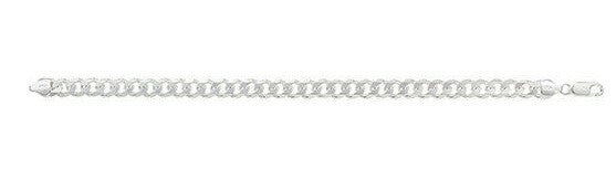 Gents Curb Bracelet Solid Sterling Silver 925 Hallmarked Brand New Boxed