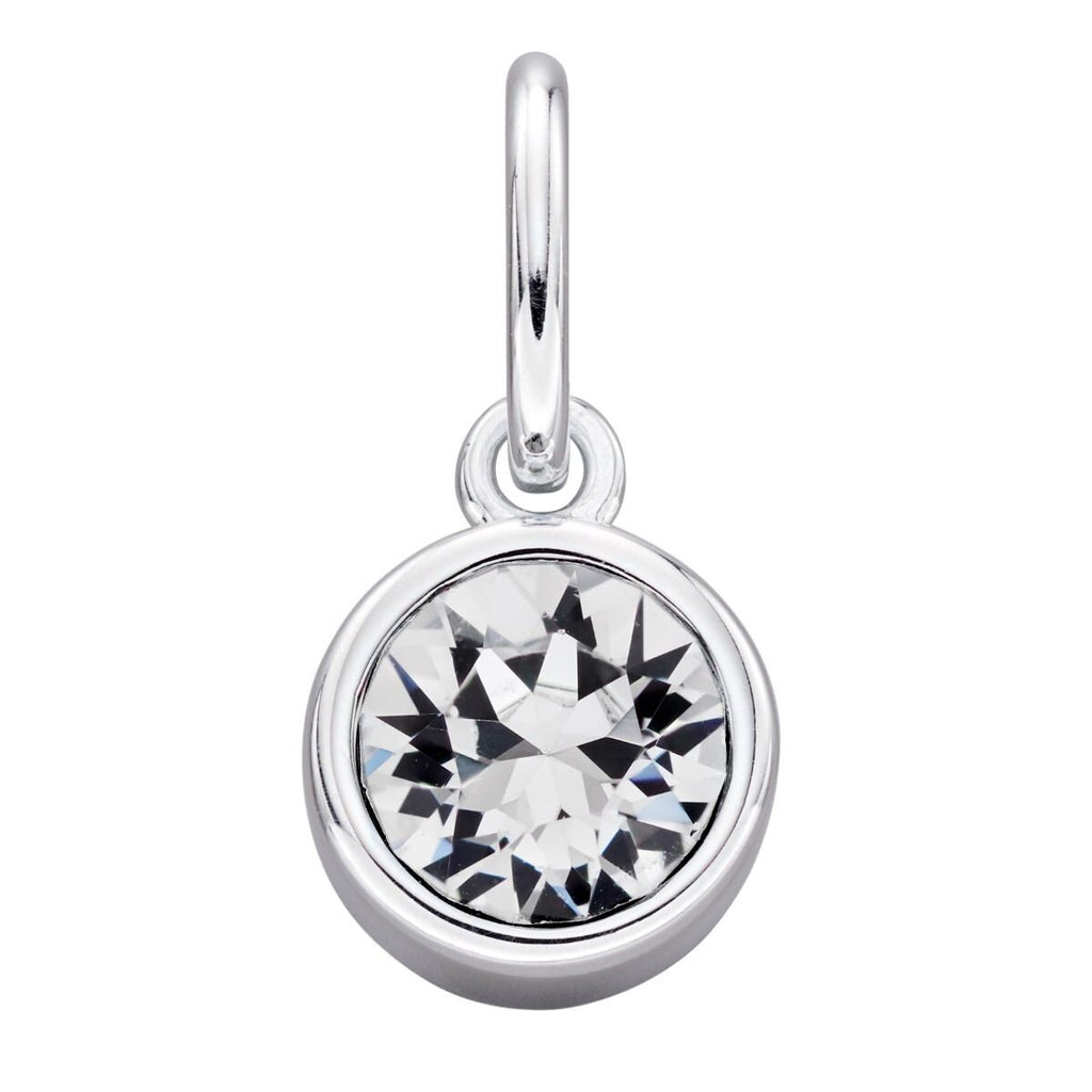 Crystal Birthstone Pendant Sterling Silver 925 Hallmark British Made All Months
