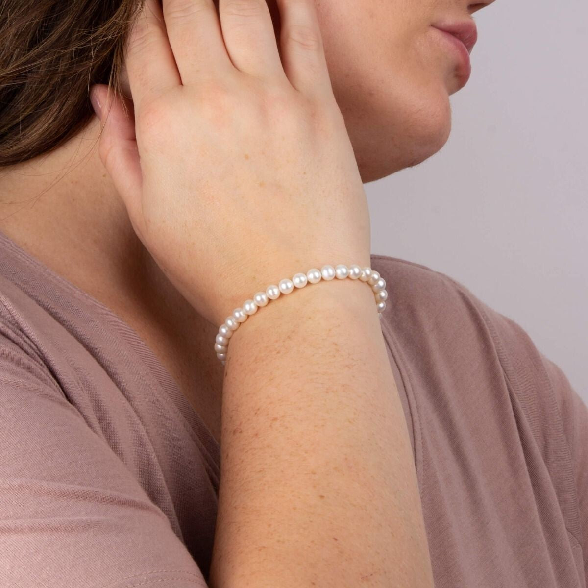 Natural Pearl Bracelet Sterling Silver 925 Hallmarked Brand New Boxed