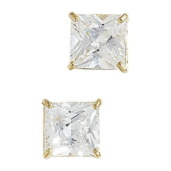 Yellow Gold Gemstone Earrings Solitaire Natural Stone 375 9 Carat New Boxed