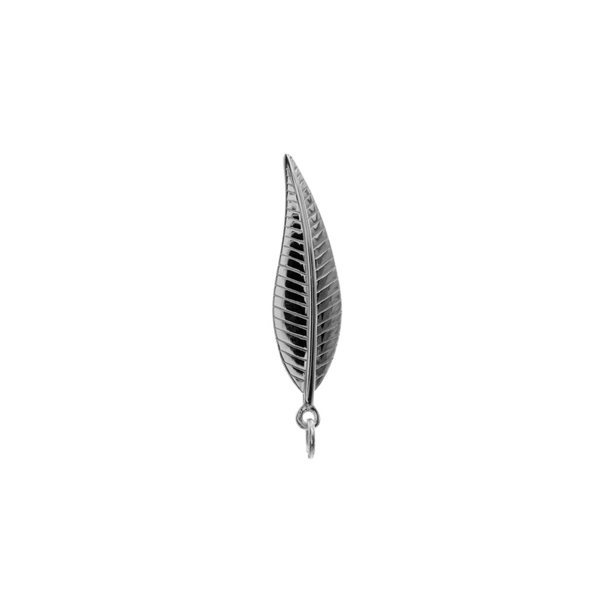 Elongated Leaf Pendant Sterling Silver 925 Hallmark All Chain Lengths Brand New