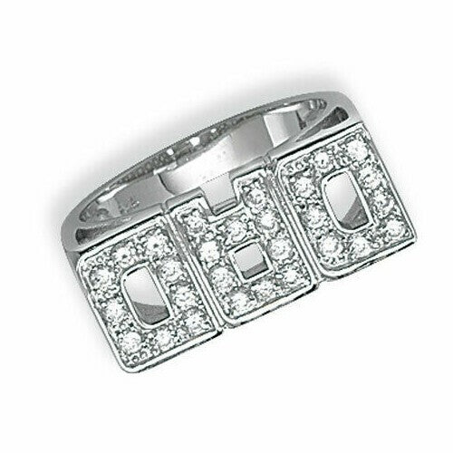 Dad Gemstone Ring Sterling Silver 925 Hallmarked Sizes British Made Q - Z