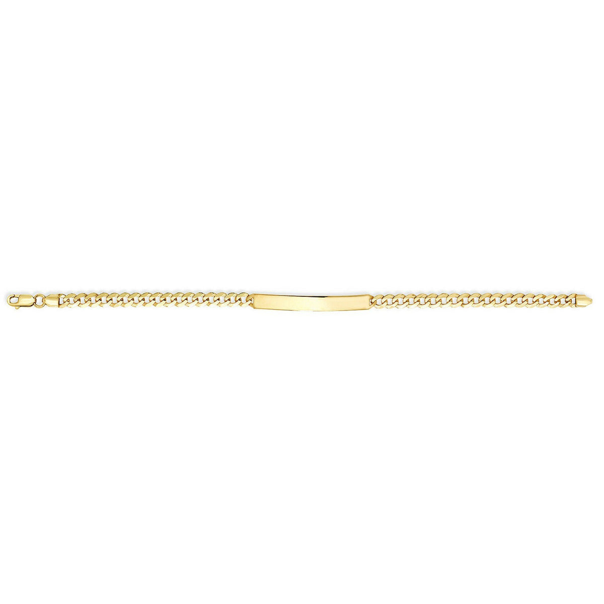 Ladies Identity Bracelet 9ct Yellow Gold 375 Hallmarked British Made 