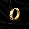 9ct Yellow Gold DC Hoop Earrings British Made 375 Hallmarked Brand New Boxed