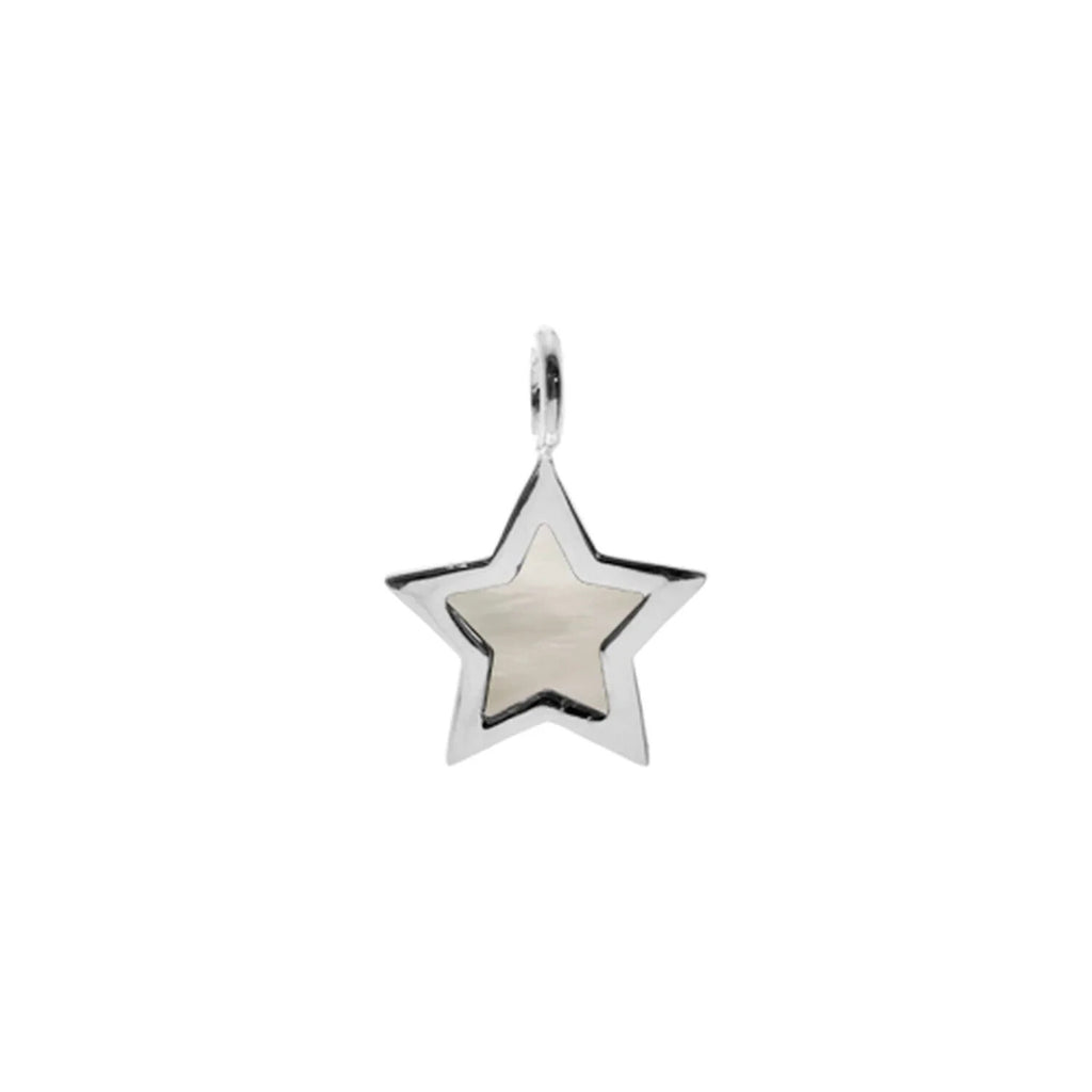 Star Mother Of Pearl Pendant Sterling Silver 925 Hallmarked All Chain Lengths