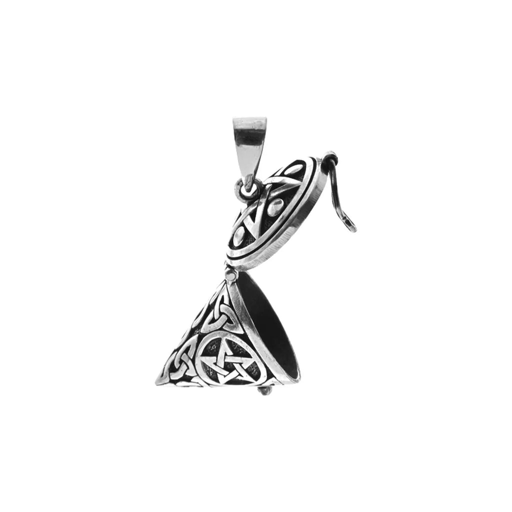 Pentagram Locket Pendant Sterling Silver 925 Hallmarked All Chain Lengths