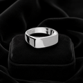 Sterling Silver Gents Ring Signet Band Design Hallmarked Size P - Z British Made