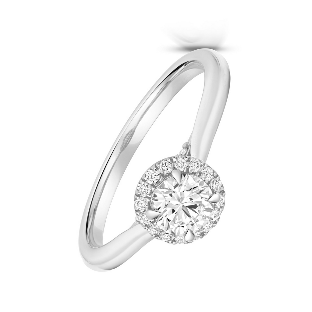 29 Lab-Grown Diamond Engagement Ring 18ct White Gold Hallmarked Sizes J - Q