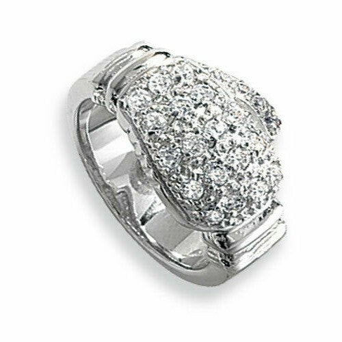 Gents Boxing Glove Ring Sterling Silver Engagement Gents Hallmarked Sizes R - Z