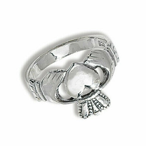 Sterling Silver Ring Claddagh 925 Hallmarked Size M - X British Made