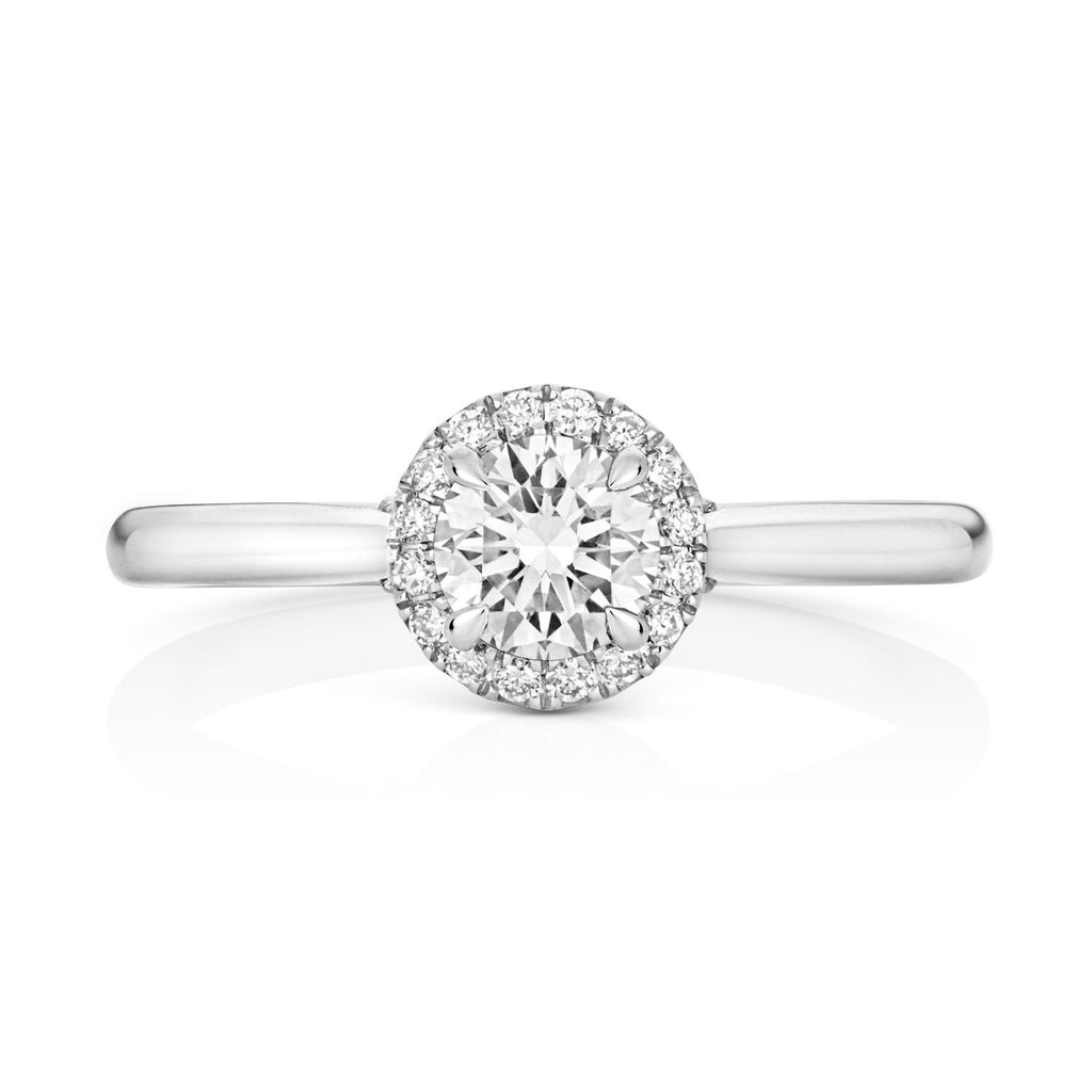 29 Lab-Grown Diamond Engagement Ring 18ct White Gold Hallmarked Sizes J - Q