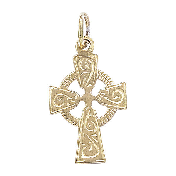 9ct Yellow Gold Cross Pendant Hallmarked British Made All Chain Lengths