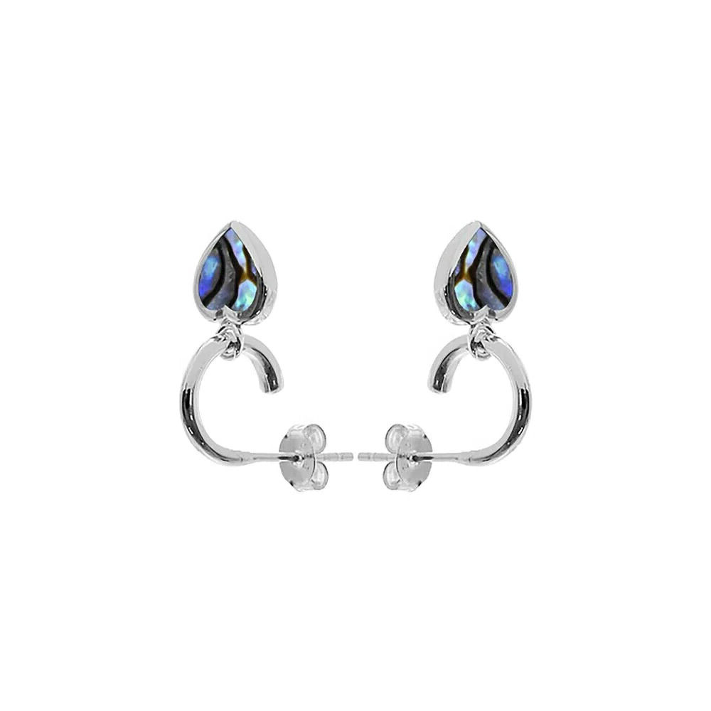 10mm Heart Hoop Earrings Sterling Silver 925 Hallmarked Brand New Boxed