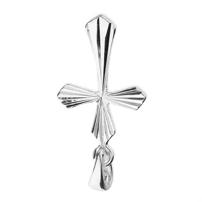 Diamond Cut Cross Sterling Silver 925 Hallmarked All Chain Lengths Brand New