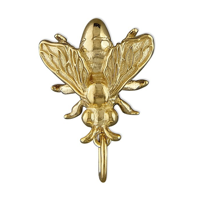Honey Bee Pendant 18ct Yellow Gold Plated Hallmarked All Chain Lengths