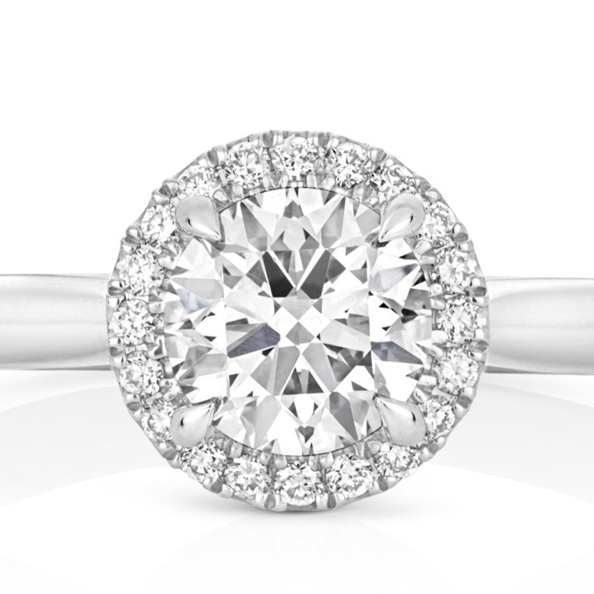 33 Lab-Grown Diamond Engagement Ring 18ct White Gold Hallmarked Sizes J - Q