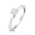 11 Lab-Grown Diamond Engagement Ring 18ct White Gold Hallmarked Sizes J - Q
