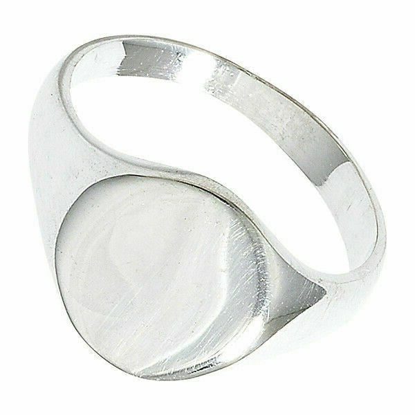 Men's Sterling Silver Ring Engagement Gents 925 Hallmark Sizes R - Z 
