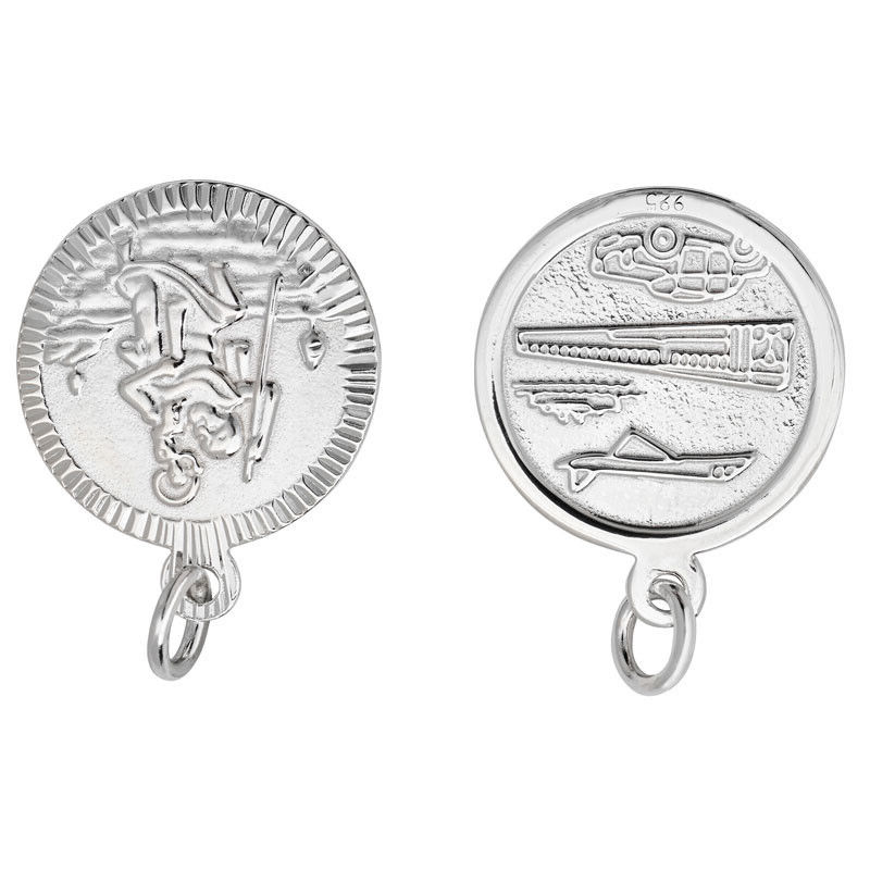 Small St Christopher Pendant Sterling Silver 925 Hallmarked All Chain Lengths