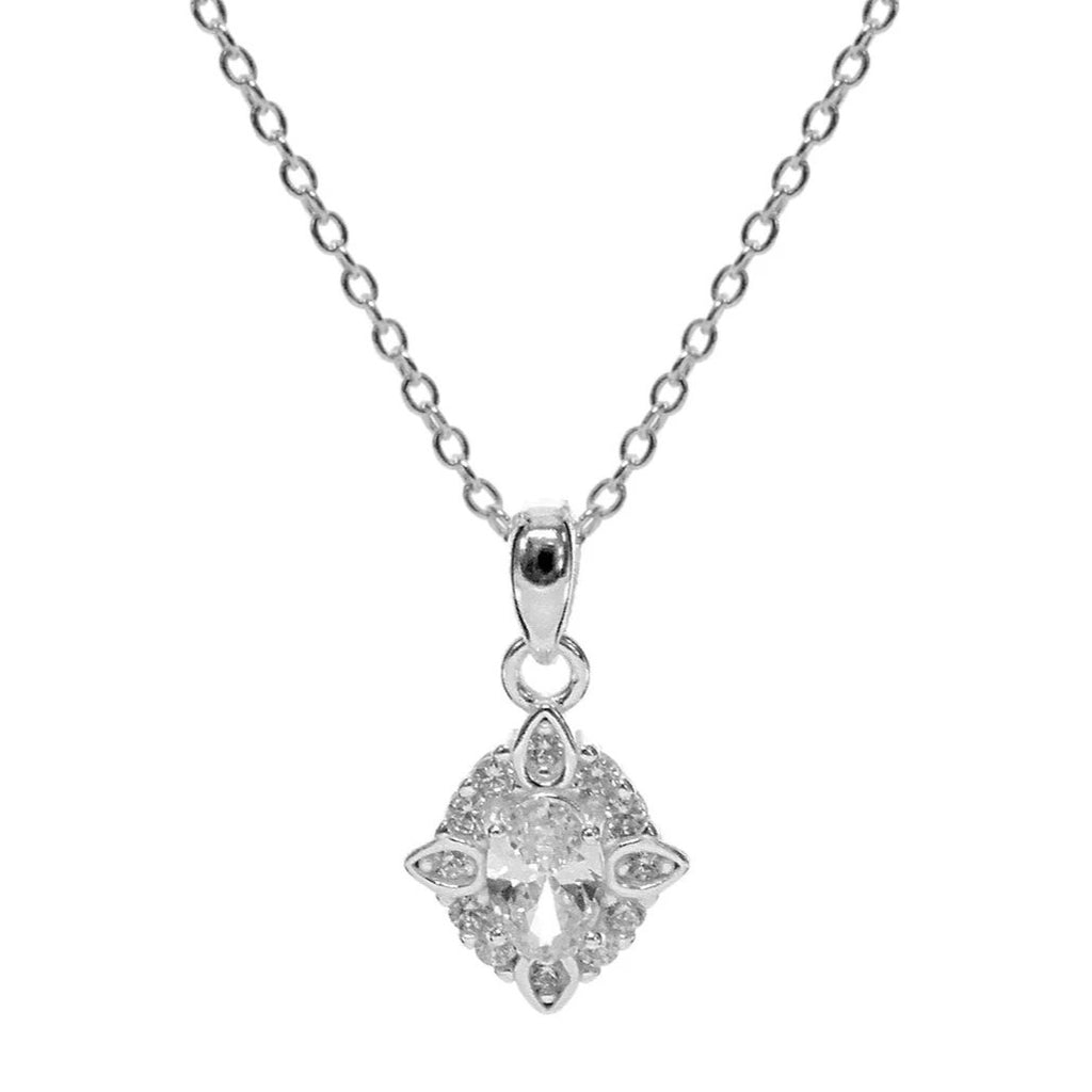 11 Gemstone Vintage Necklace Solid Sterling Silver 925 Hallmarked British Made