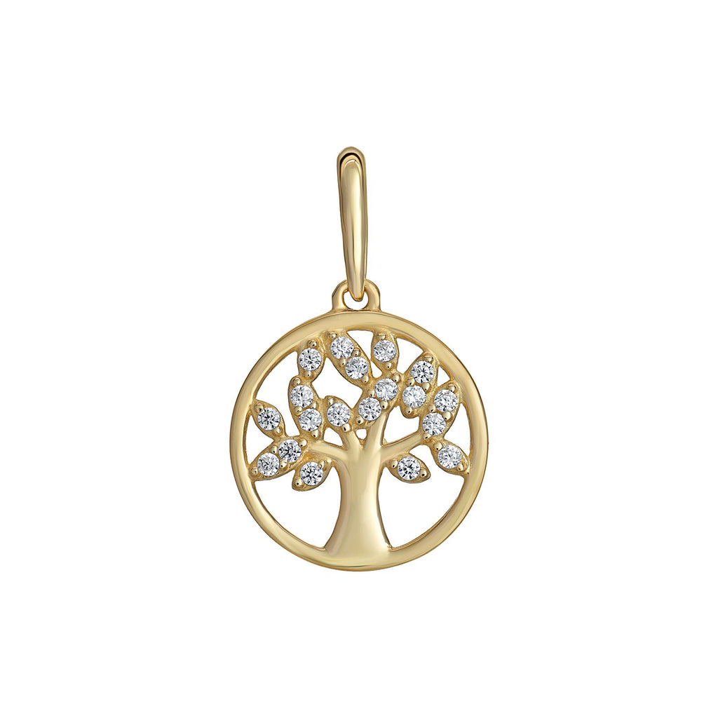 Tree Of Life 9ct Yellow Gold Pendant Hallmarked British Made All Chain Lengths