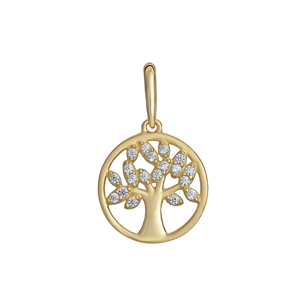 Tree Of Life 9ct Yellow Gold Pendant Hallmarked British Made All Chain Lengths