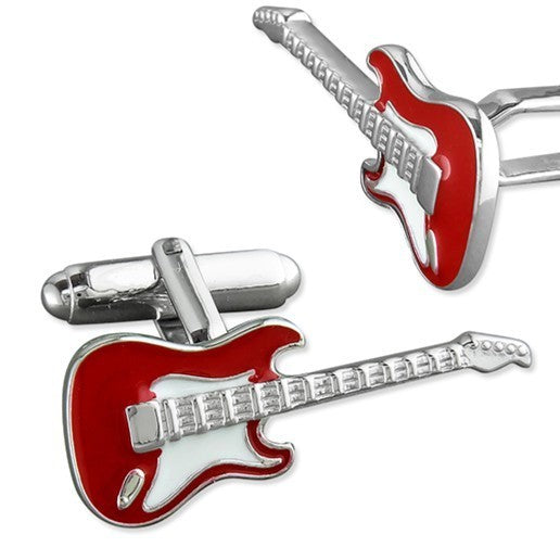 Solid Sterling Silver Rockstar Cufflink Set Men's 925 Hallmarked British Made