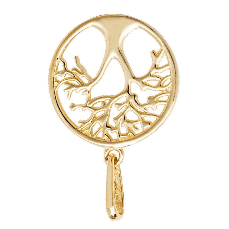 Yellow Gold Tree Of Life Pendant 9ct Hallmarked British Made All Chain Lengths