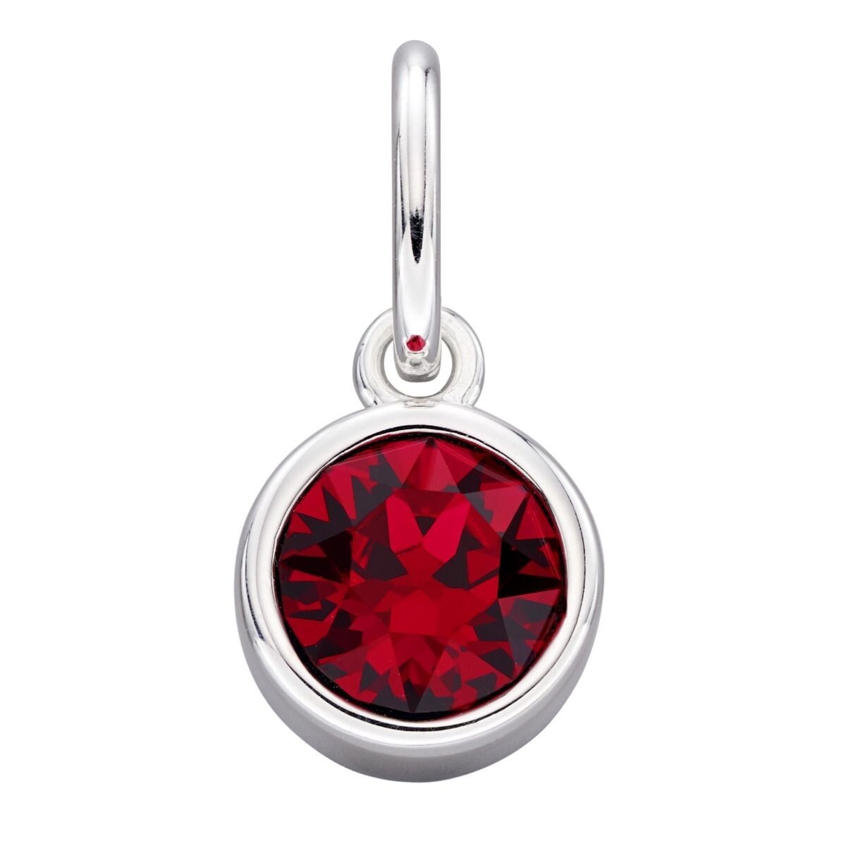 Crystal Birthstone Pendant Sterling Silver 925 Hallmark British Made All Months
