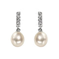Freshwater Pearl Drop Earrings Sterling Silver 925 Hallmarked Brand New Boxed