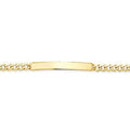 Ladies Identity Bracelet 9ct Yellow Gold 375 Hallmarked British Made 