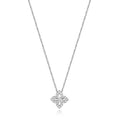 25 Natural Diamond Christ Necklace 18ct White Gold Hallmarked British Made