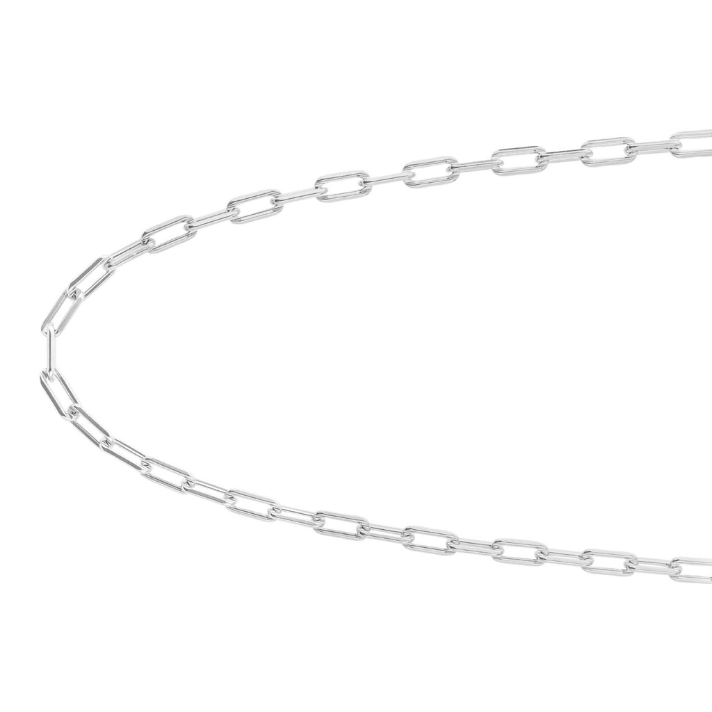 Open Link Carrier Chain Necklace Sterling Silver 925 Hallmarked Brand New Boxed