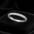 Sterling Silver Scroll Pattern Band Ring 925 Hallmarked Size K - S British Made