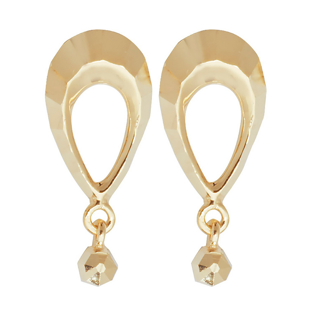 Pear Drop Earrings 9ct Yellow Gold 375 Hallmarked British Made Brand New Boxed