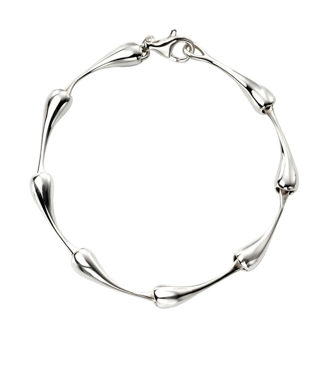 Sterling Silver Organic Bracelet British Made 925 Hallmarked Brand New Boxed