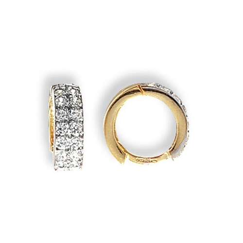 Mens Huggie Hoop Earring 9ct Yellow Gold Gents 375 Hallmarked Brand New Boxed