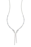 Statement Marquise Chain Necklace Sterling Silver 925 Hallmarked Brand New Boxed